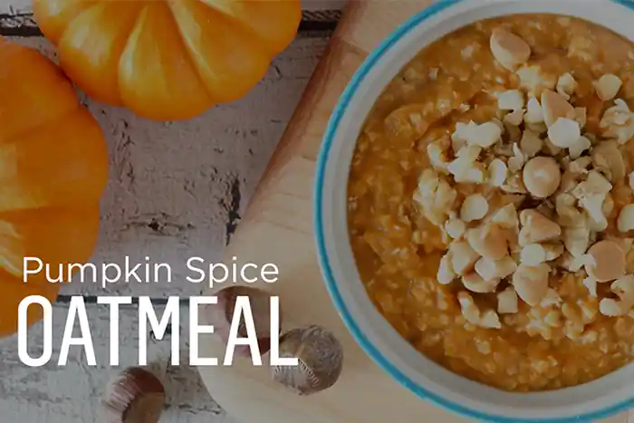 pumpkin spice oatmeal