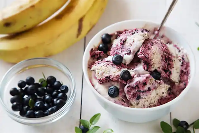 frozen banana nice cream