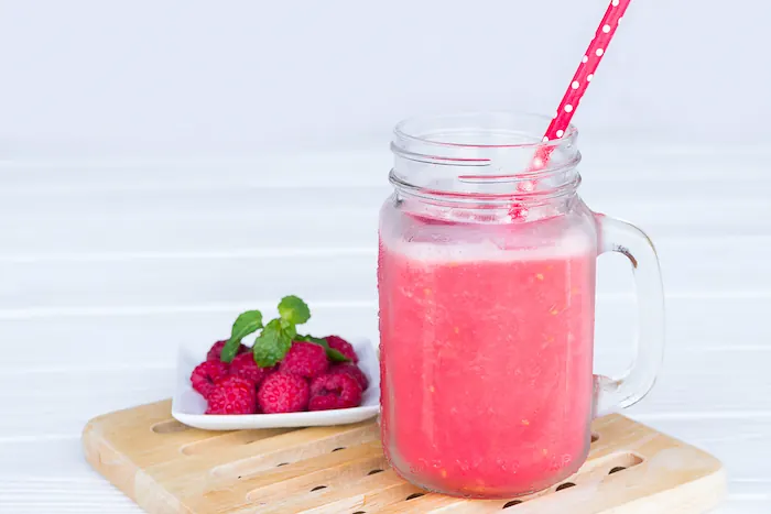 raspberry lemonade slush