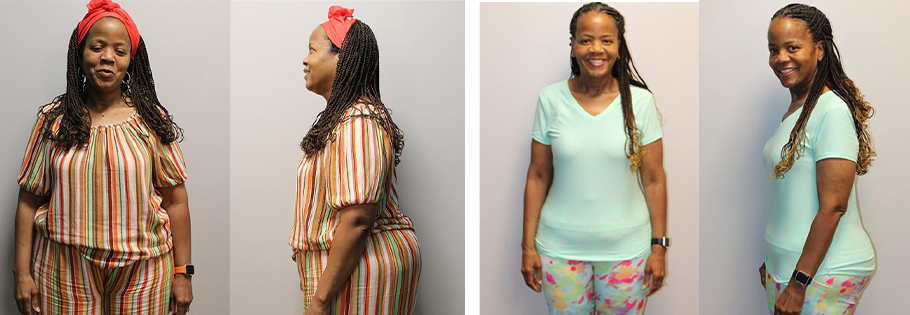 Rahmina's weight loss transformation