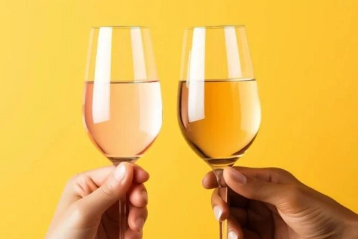 toasting champagne glasses